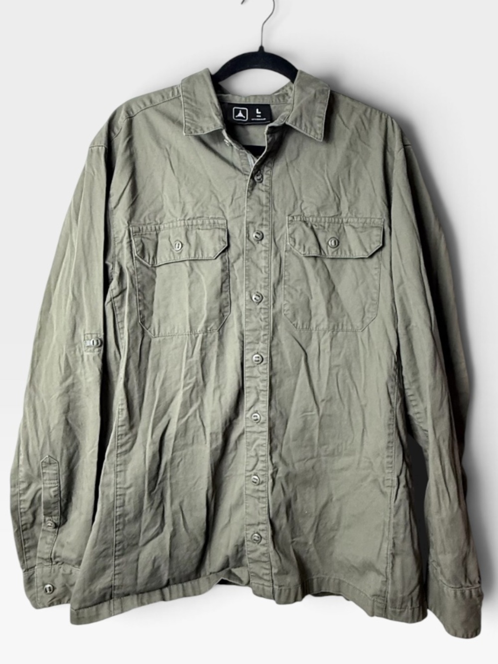 Triple Aught Design Overland Shirt Men's Size Large Olive Green (T)